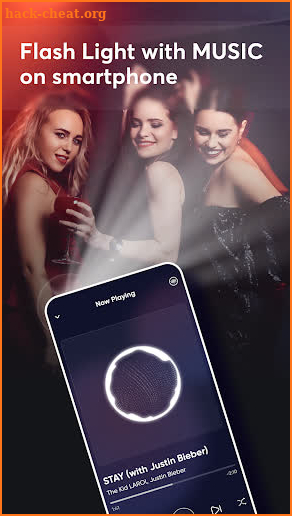 Mp3 flashlight - Music light screenshot