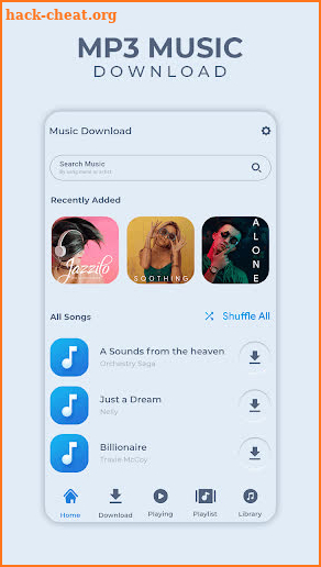 MP3 Song downloader screenshot