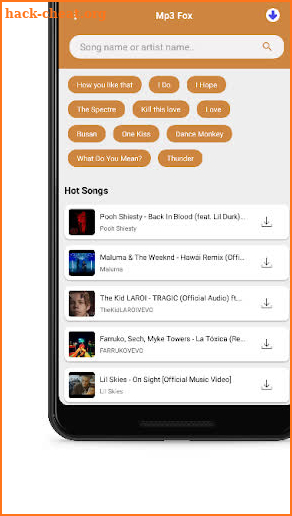 Mp3Fox - Free Mp3 Downloader screenshot