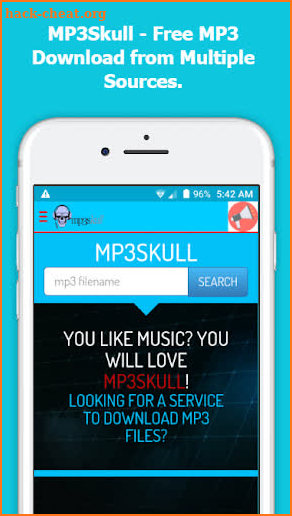 Mp3Skulls - Free Mp3 Downloads screenshot