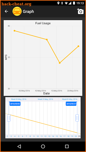 MPG Calculator screenshot