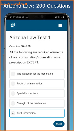 MPJE Arizona Test Prep screenshot