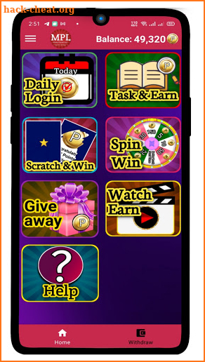 M.P.L : Earn Money, Free Diamonds, Free UC screenshot