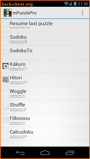 mPuzzle Pro screenshot