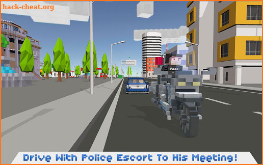 Mr. Blocky White House Driver screenshot