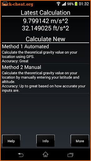 MRE Acceleration Meter Pro screenshot