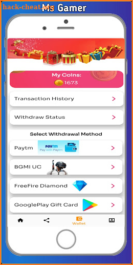 MS Gamer - Earn Money, Win Diamonds, UC, Credits screenshot