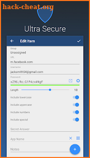 mSecure - Password Manager screenshot