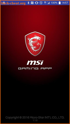 MSI GAMING APP screenshot