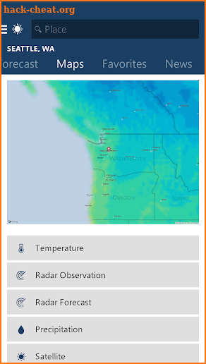 MSN Weather - Forecast & Maps screenshot