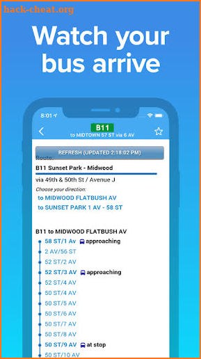 Mta Bus Tracker New York ™ Bus Time NYC screenshot