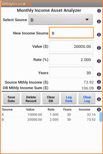 MthlyIncome screenshot