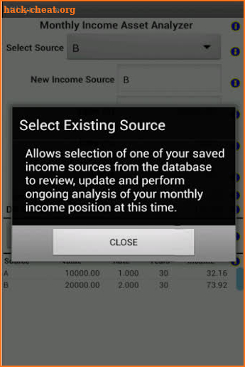 MthlyIncome screenshot