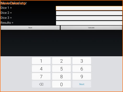 Muggins Move Calculator screenshot