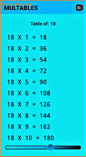 Multables : Learn Multiplication Tables screenshot