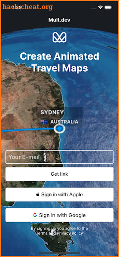 Mult.dev: Animated Travel Maps screenshot