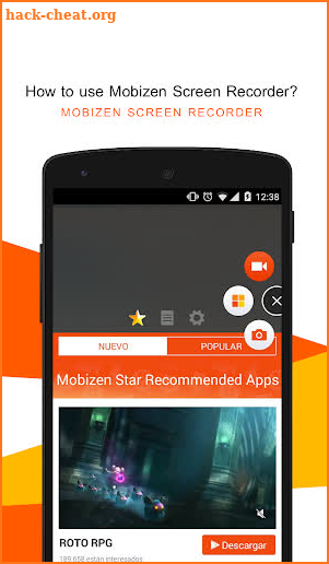 Multi Guide to Use & Take Screen Recorder App screenshot