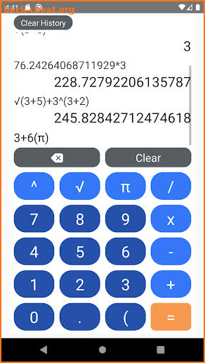 Multi Line Calculator screenshot