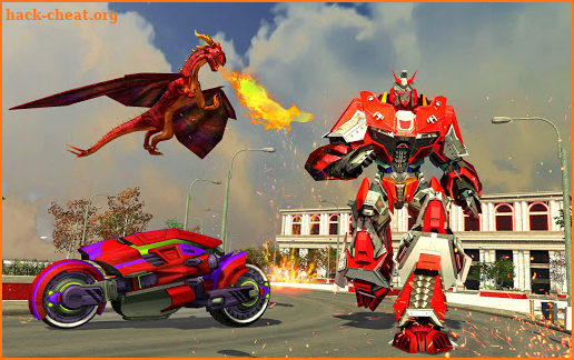 Multi Robot Hero: Deadly Flying Dragon Simulator screenshot