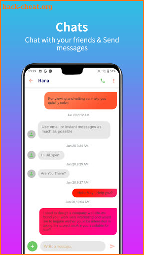 Multicolor Message screenshot