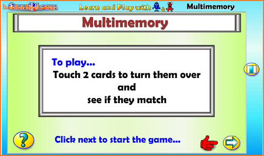 Multimemory with Q&A screenshot