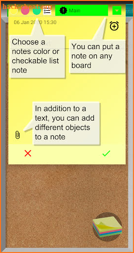 MultiNotes - Handy Reminder Notes screenshot