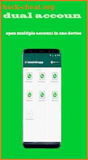 multiple account clone app screenshot