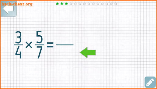 Multiplying Fractions Trainer screenshot