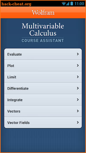 Multivariable Calculus App screenshot