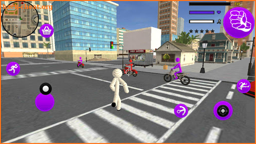 Mummy Stickman Rope Hero City Gangstar Mafia screenshot