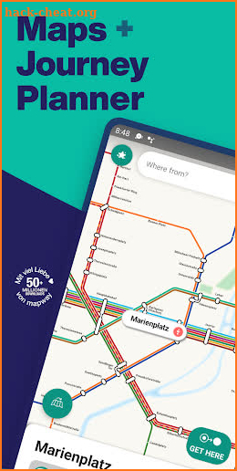 Munich Metro - Map and Route screenshot