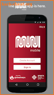 MuniMobile screenshot