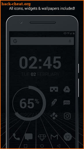 Murdered Out - Black Icon Pack (Pro Version) screenshot