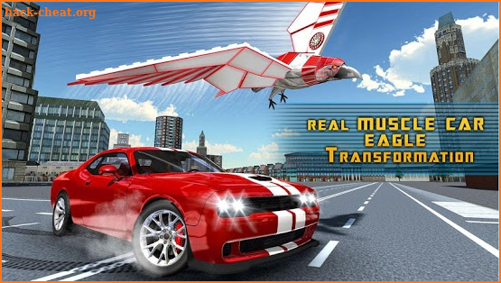 Muscle Car Robot Transformation Game - Eagle Hunt screenshot