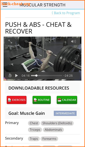 MuscularStrength screenshot