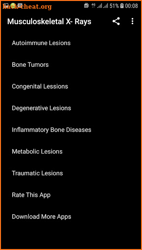 musculoskeletal x-ray interpretation screenshot