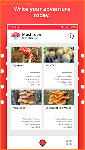 Mushroom Identification screenshot