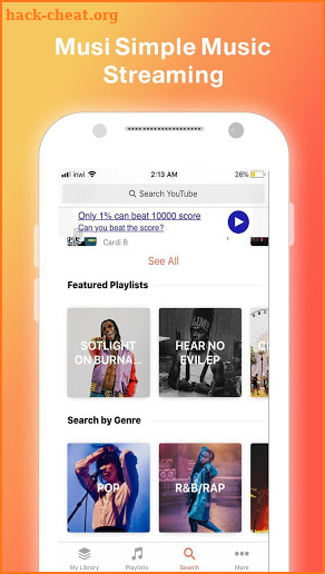 Musi Simple Music Streaming Tips screenshot