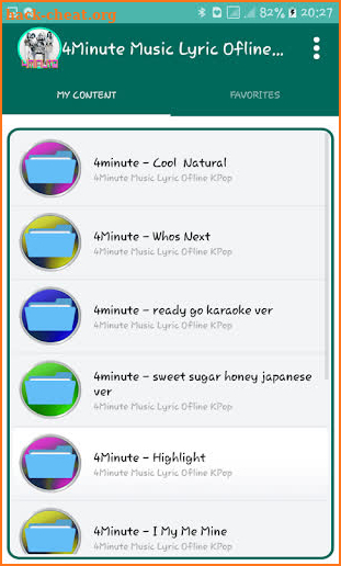 Music 4Minute Without Internet screenshot