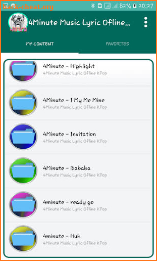 Music 4Minute Without Internet screenshot
