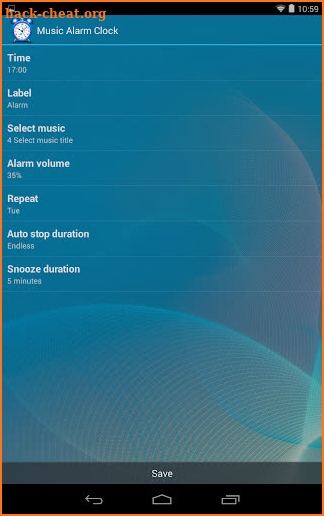 Music Alarm Clock screenshot