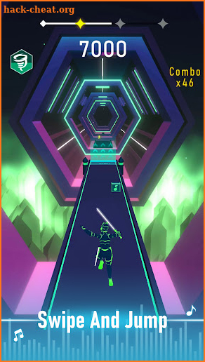 Music Blade: EDM Rhythm Runner screenshot