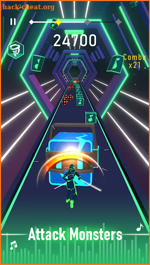 Music Blade: EDM Rhythm Runner screenshot