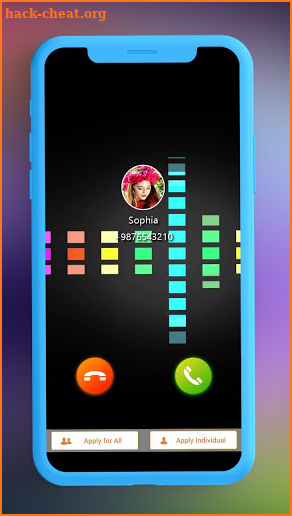 Music Call Color Phone Screen screenshot