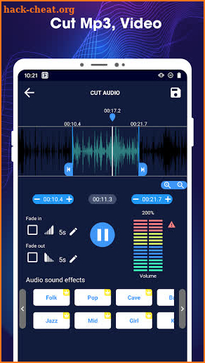 Music Editor: MP3 Cutter, Mix Audio screenshot