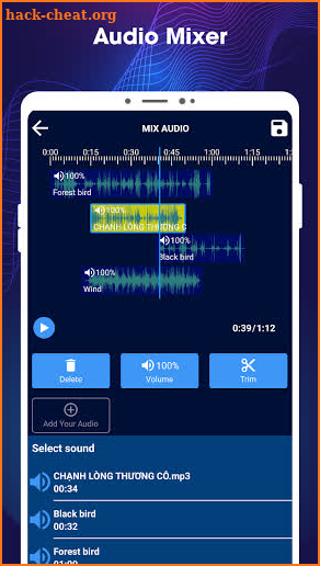 Music Editor: MP3 Cutter, Mix Audio screenshot