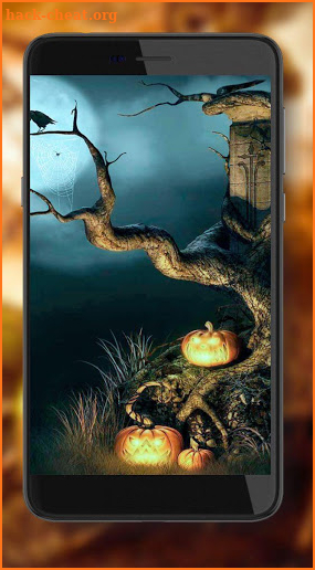 Music Halloween live wallpaper screenshot