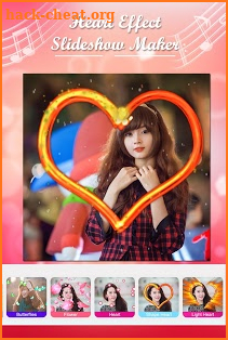 Music Heart Slideshow Maker screenshot