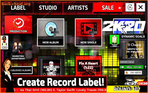 Music label manager 2K20 screenshot