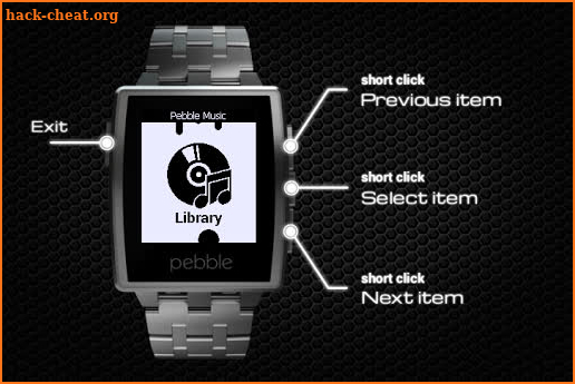 Music Player for Pebble screenshot
